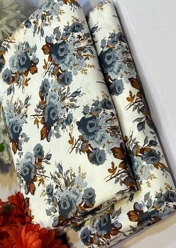 2 Pcs Women's Unstitched Printed Suit