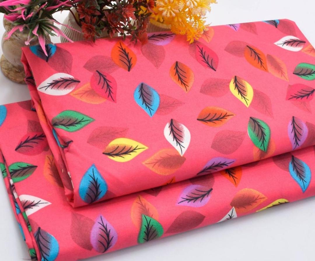 2 Pcs Women's Unstitched Printed Suit