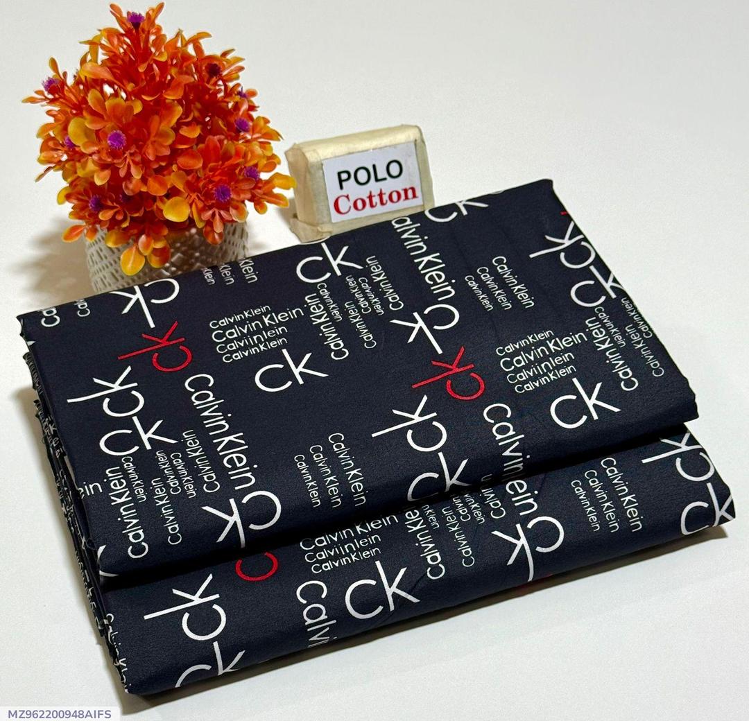 2 Pcs Women's Unstitched Printed Suit